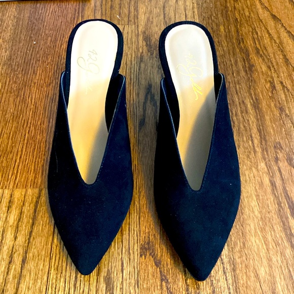 Brand new never worn, in box 42 gold overcome mules. - Picture 2 of 5